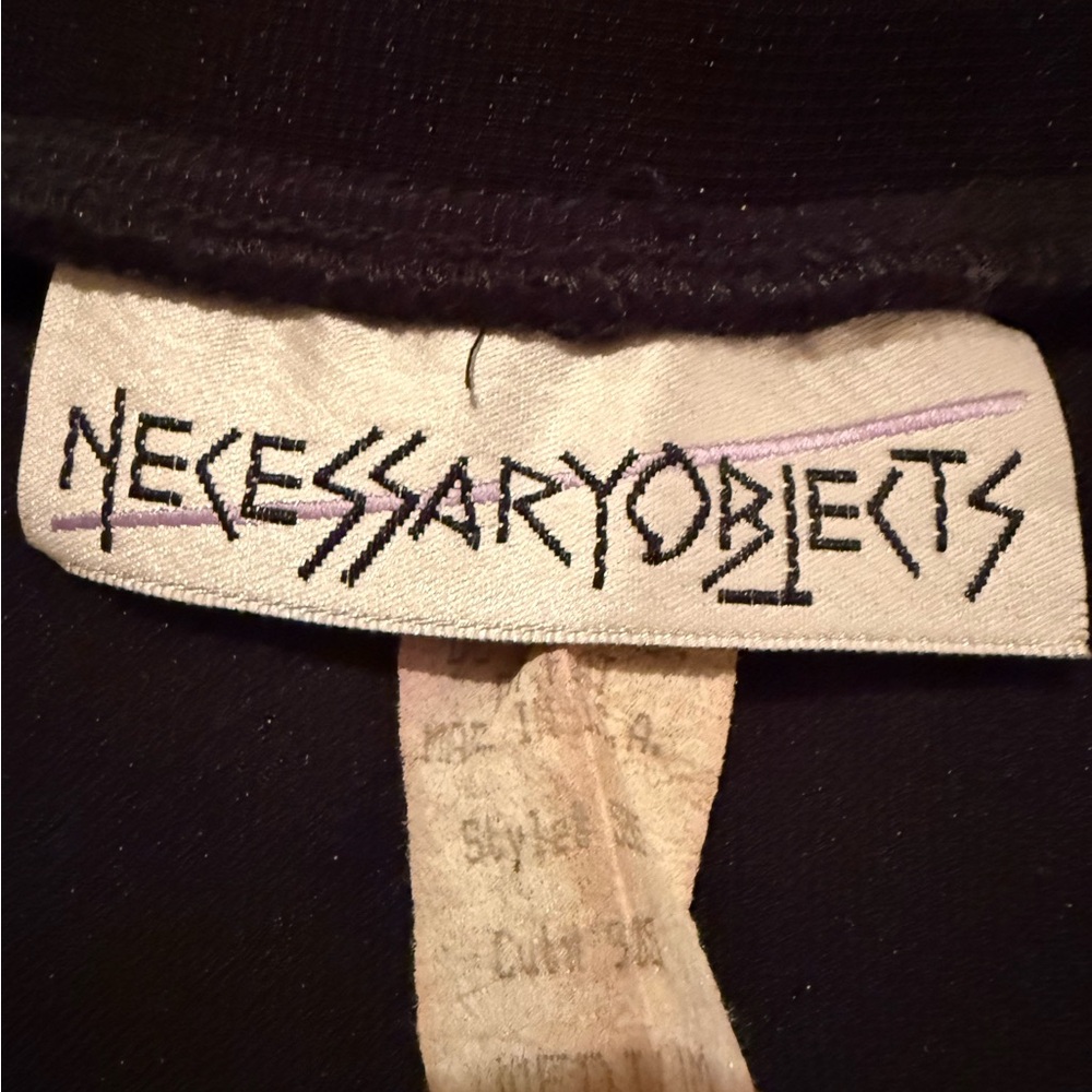 Necessary Objects Classic Black Pencil Skirt With… - image 3